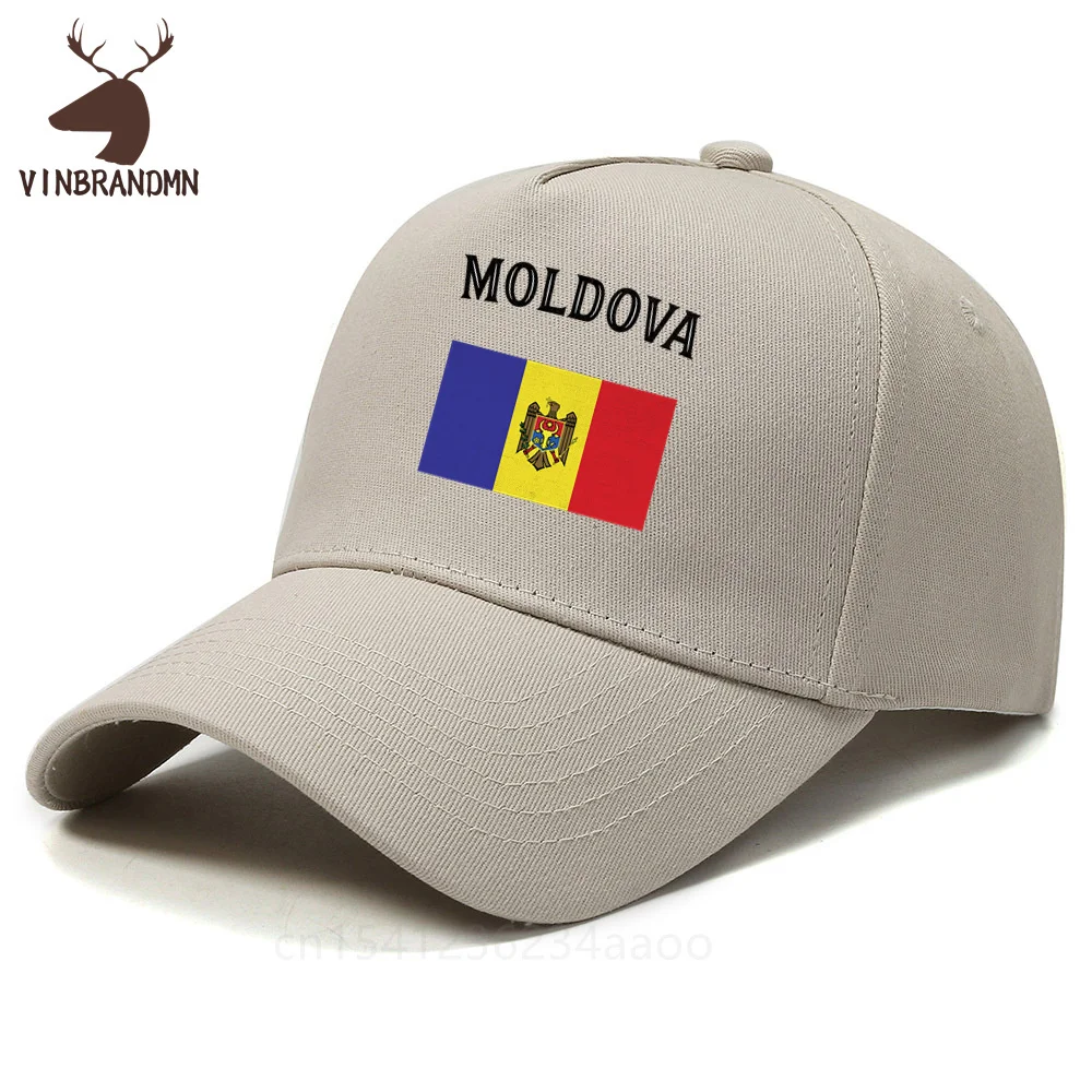 Moldova National Emblem Retro Design Baseball Caps Summer Casual Caps Moldova Flag Sun Visor Hat Outdoor Snapback Adjustable Cap