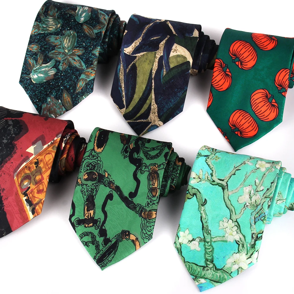 New Soft Print Ties For Men Women Wedding Neck Tie For Groom Suits Tie Boy Girls Classic Necktie Floral Printed Neckties Gifts