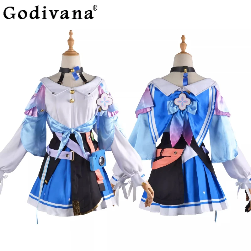 3月7日 コスプレ衣装セット レディースウィッグ ロールプレイ ロリータトップとスカートスーツ 女性用ハロウィンパーティー衣装 コミコン用