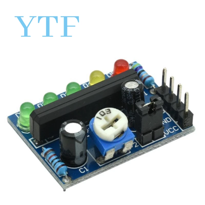 DC 3.5V-12V KA2284 Power Audio Voltage Level Indicator Battery Capacity Indicator Red Green LED For Voltmeter Volume VU Meter