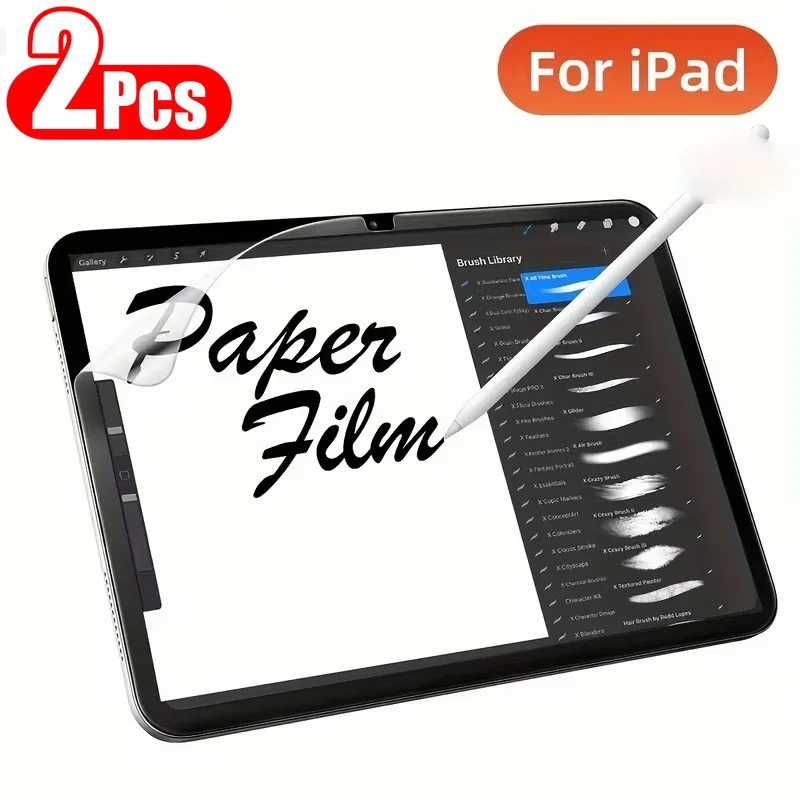 

2Pcs Paper Film Screen Protector For IPad Mini 4 5 6 Air 1 2 9.7 Pro 9.7 11 12.9 Air M3 11 13 Anti-scratch Film