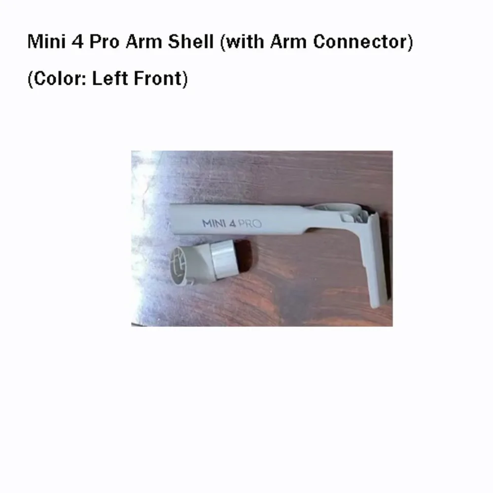 Plastic Original Motor Arm 2-channel White Left Right Front Rear Arm Shaft Repair Parts Full Half Arm Shell For DJI Mini 4 pro