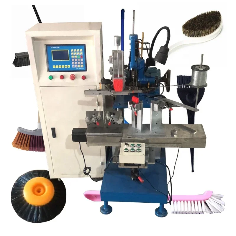 Cnc Wire Wheel Brush Tufting and Drilling Machine Brushing Machine for Wood