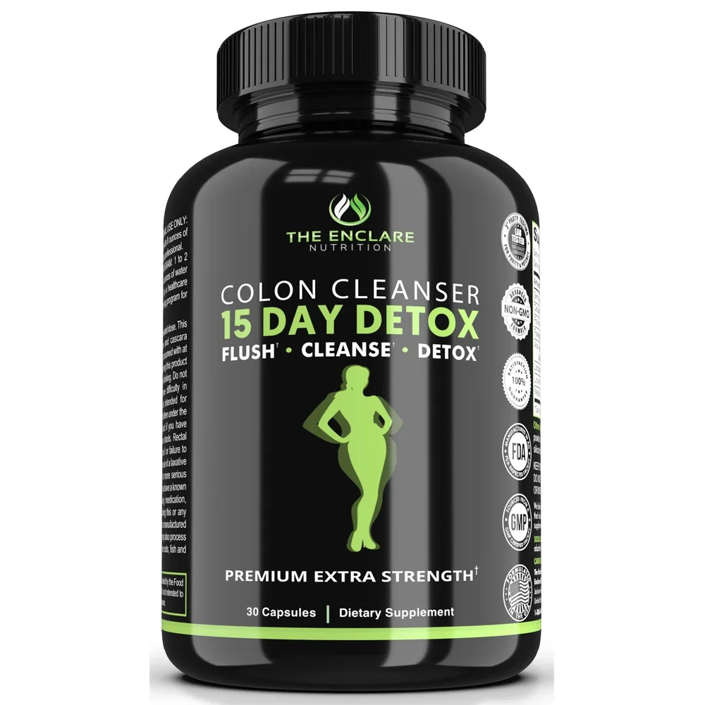 15-Day Colon Cleanse Detox Supplement - Helps with Digestion, Fat Burning & Metabolism, Immunity, Energy, Focus & Mood