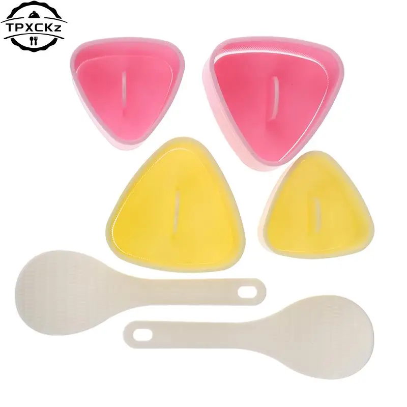 DIY Sushi Mold Onigiri Rice Ball Food Press Triangular Musubi Sushi Maker Mold Sushi Kit Japanese Kitchen Bento Accessories