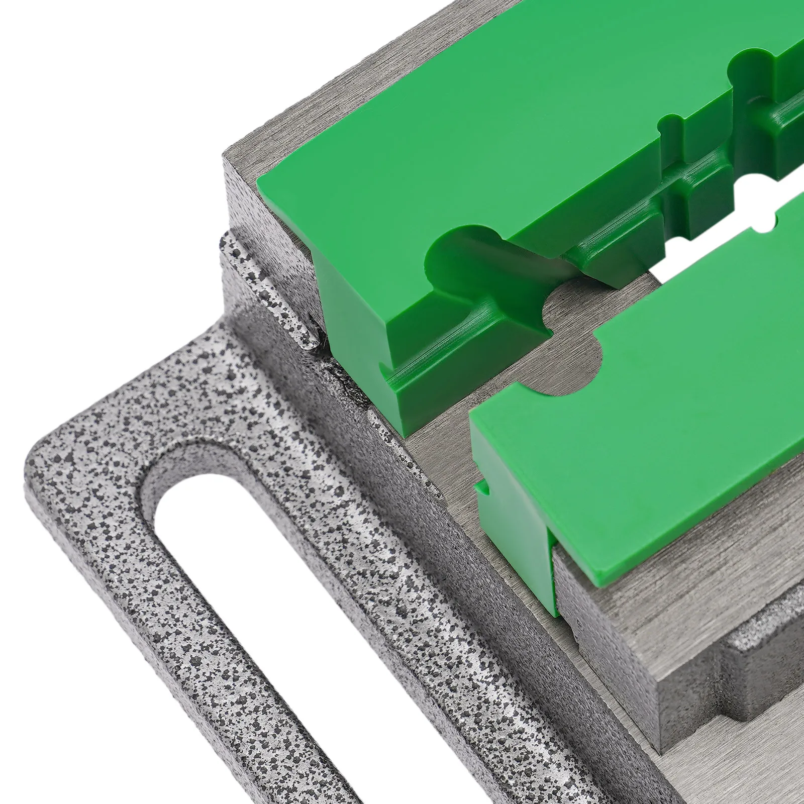 4" 드릴 프레스 바이스, 주철 및 강철, 미끄럼 방지 조, 안전한 베이스, 부식 방지, 설치 용이, 작업대용 컴팩트