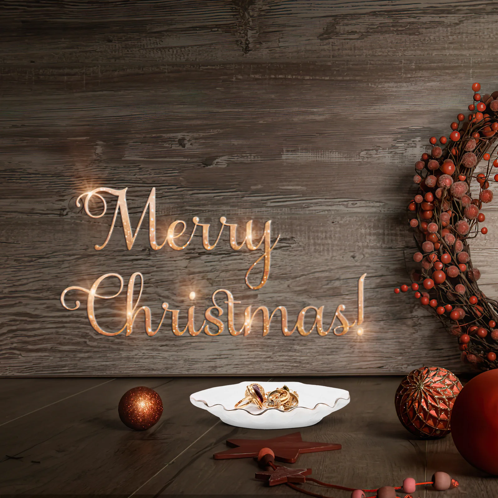 صينية عرض المجوهرات الرائعة حامل إكسسوارات على الطراز الشمالي صنعة أنيقة شعور مريح ديكور المنزل #5