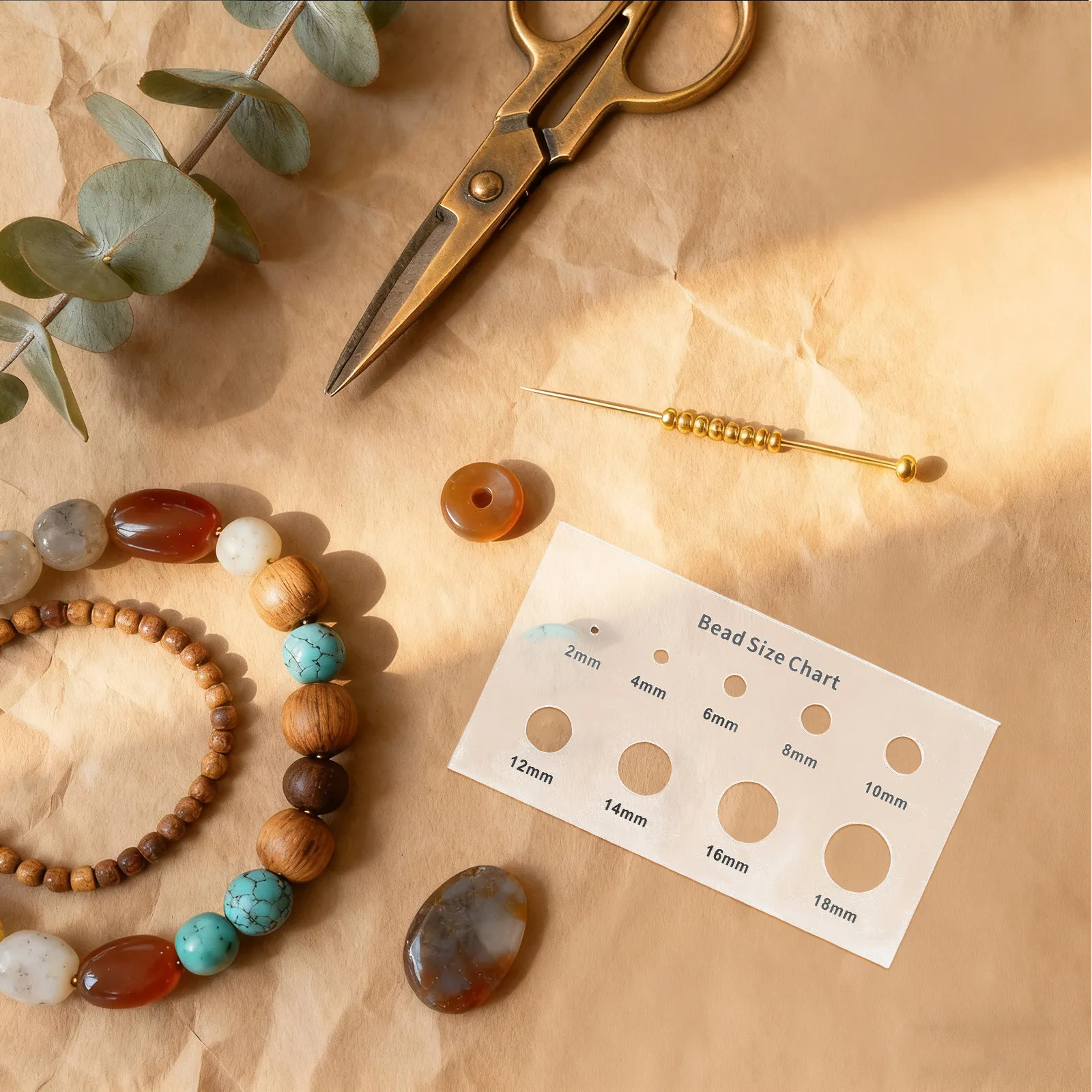 

Инструмент для измерения бусин: акриловая доска-шаблон для определения размера бусин 2, 4, 6, 8, 10, 12, 14, 16, 18 мм, эталон размеров ювелирных изделий, шаблон для страз, для изготовления украшений