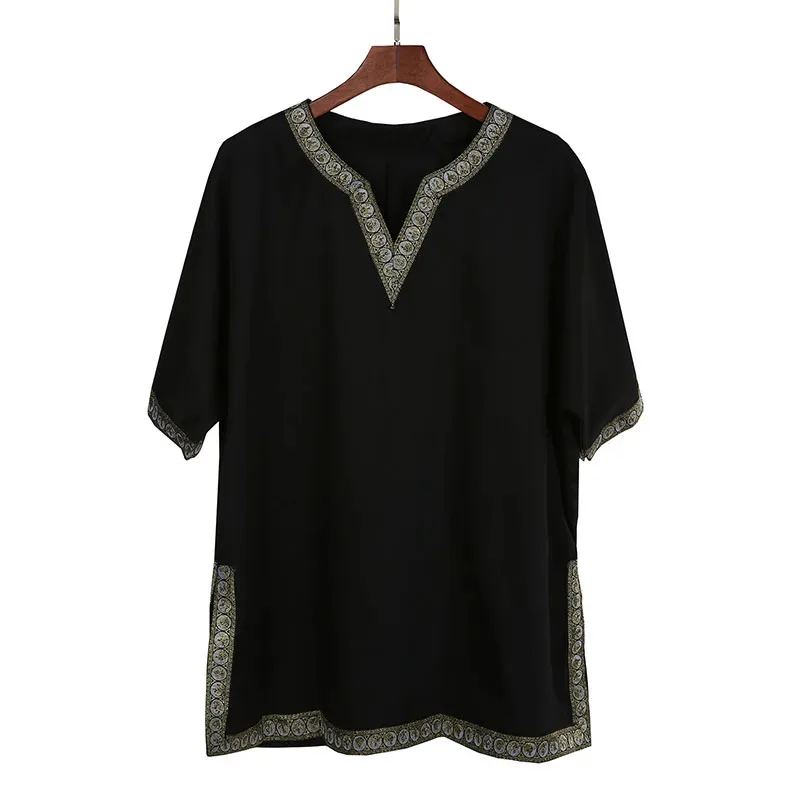 2025 yiyi Uomini Adulti Cavaliere Medievale Guerriero Costume Tunica Verde Abbigliamento Norman Chevalier Treccia Vichingo Pirata Sassone LARP Top Shi