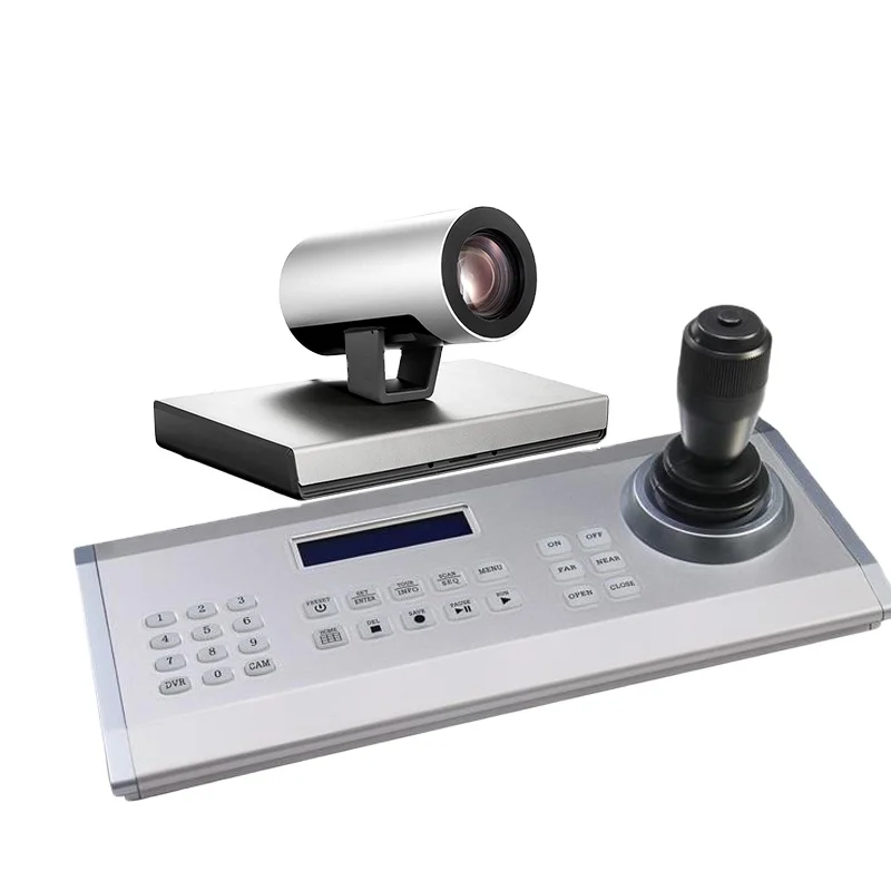 Panneau de commande de caméra PTZ, contrôleur de clavier pour visioconférence