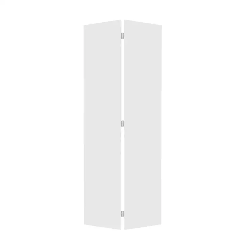 Moderne flatpanel bi-fold door 72x80 MDF witte schuurdeur met hardwarekit