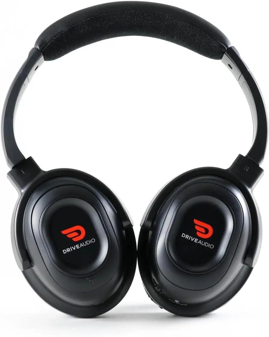 2-Pack Replacement Headphones for Select Vehicle Video Entertainment Systems, Compatible with In-Car Entertainment Setups