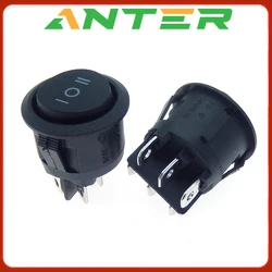 1PC KCD1 23mm Diameter Round Rocker Switches 6 PIN ON-OFF-ON 3 Position Rocker Switch 10A 125VAC