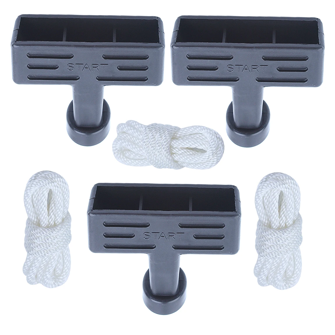 6PCS Recoil Starter Pull Handle Grip & Rope Kit for Honda GX100 GX120 GX160 GX240 GX270 GX390 Engine Motor Trimmer Brush Cutter