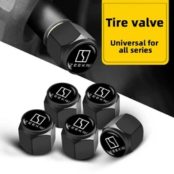 For ZEEKR X 001 009 2022 2023 2024 ZEEKR 4Pcs Car Wheel Tire Valve Caps Dustproof Waterproof Tyre Rim Stem Covers Accessories
