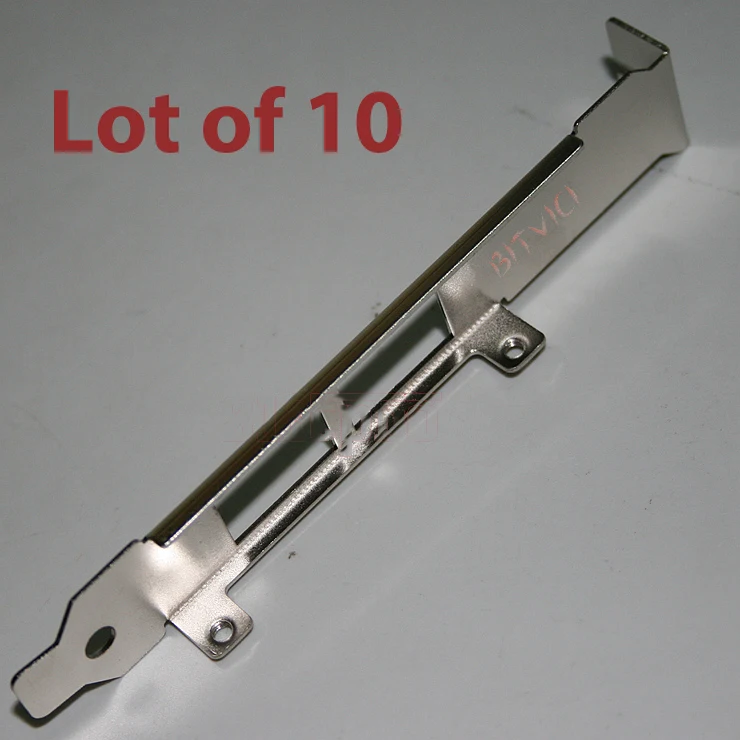 Lot of 10 Full Height Standard Bracket for 4U Intel X540-T2 X710-T2L X710AT2