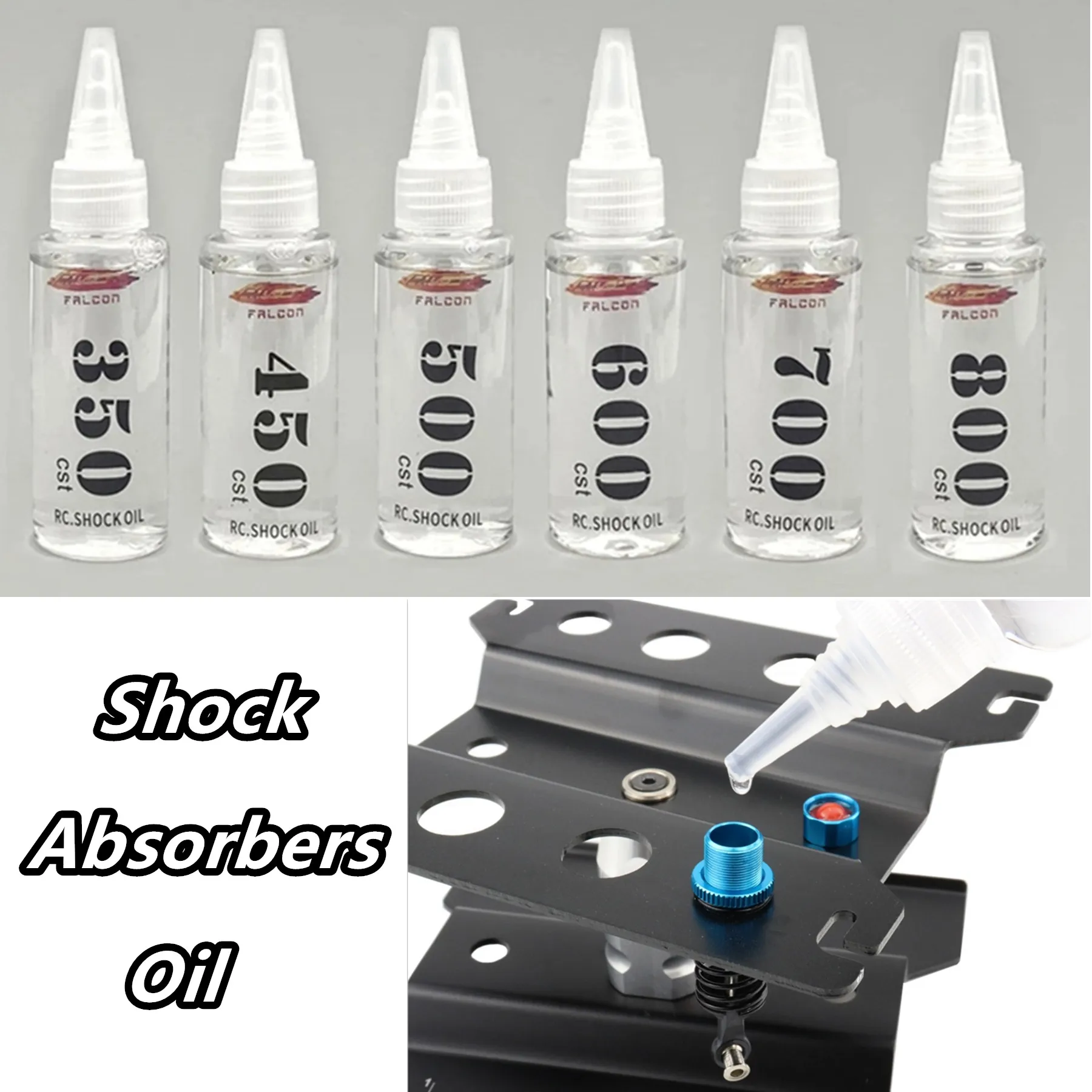 60ML RC Shock Silicone Oil 350 450 500 600 800 Differential Mechanism Oil for RC Crawler Car Drifting Truck Short-Course Trucks