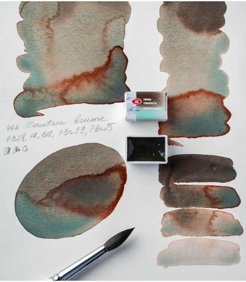 Russische Weiße Nächte Limitierte Auflage Granulierter Fester Aquarellfarben von Professioneller Künstlerqualität Leuchtende Lichtbeständige Farben – Detail 28