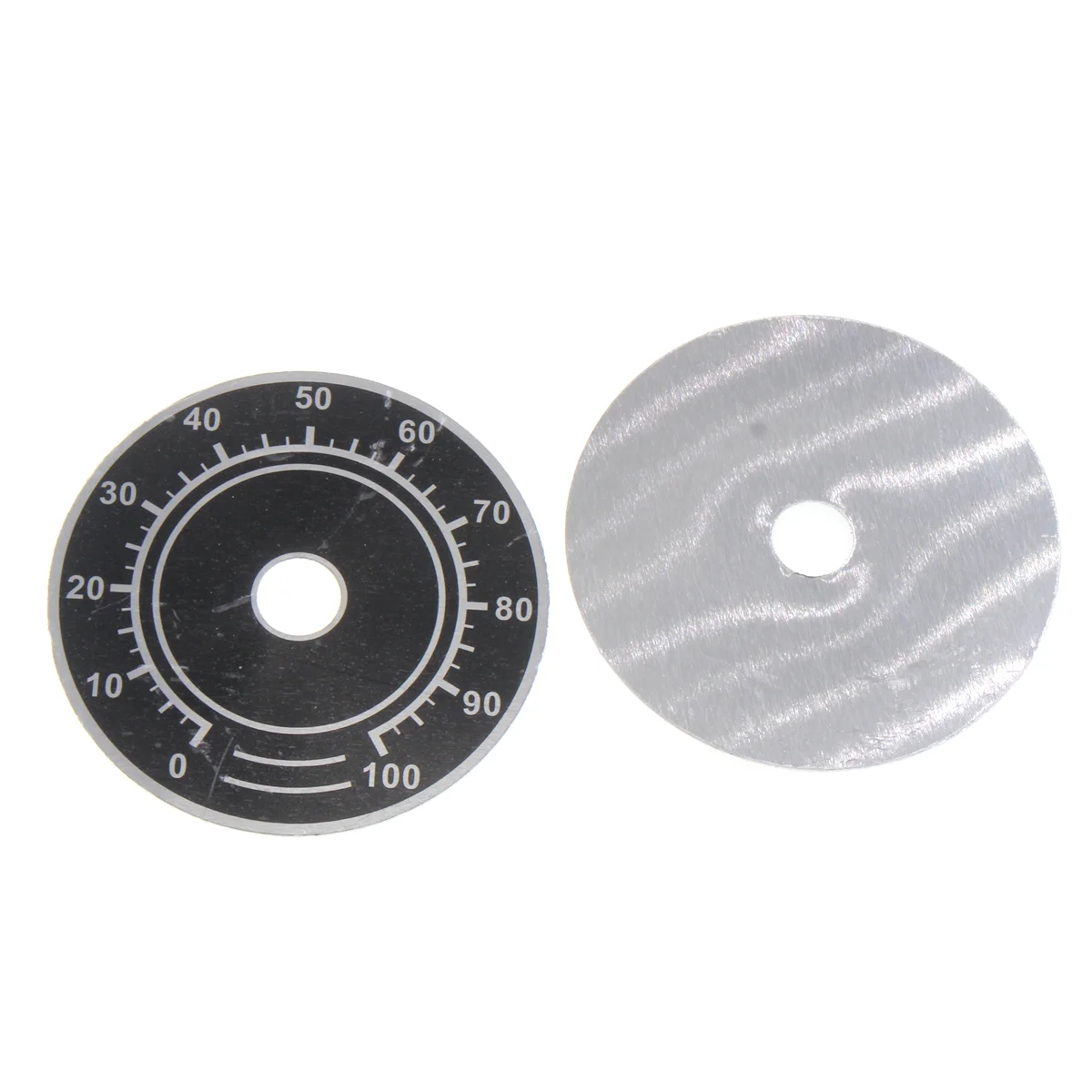 5/2PCS 0-100 digital dial dial plate Aluminum label A03 knob cap WTH118 RV24 WX050 potentiometer
