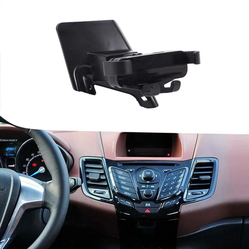 

For Ford Fiesta 2009-2014 Car Phone Holder Air Vent Mobile Phone Support GPS Stand Mount Special Fixed Bracket Base Accessories