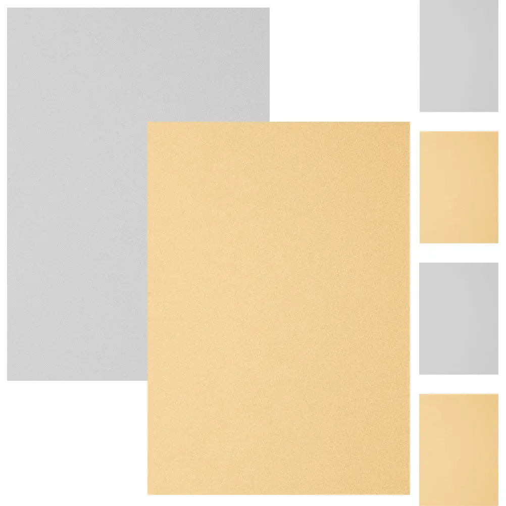 6Pcs Sublimation Pearlescent Aluminum Metal Sheets Sturdy Photo Blank Boards for Indoor Outdoor Display Poster Sign Printing