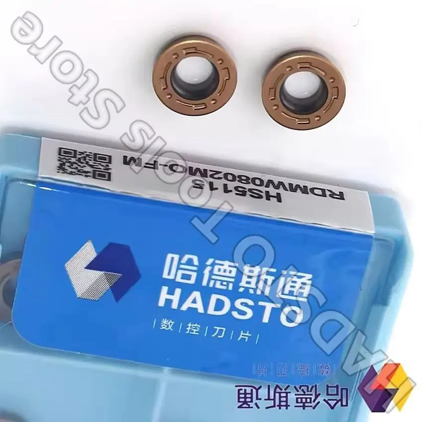 

RDMW0802MO-FM HS5115 RDMW0802MO HADSTO CNC blade carbide inserts milling inserts 10pcs/box