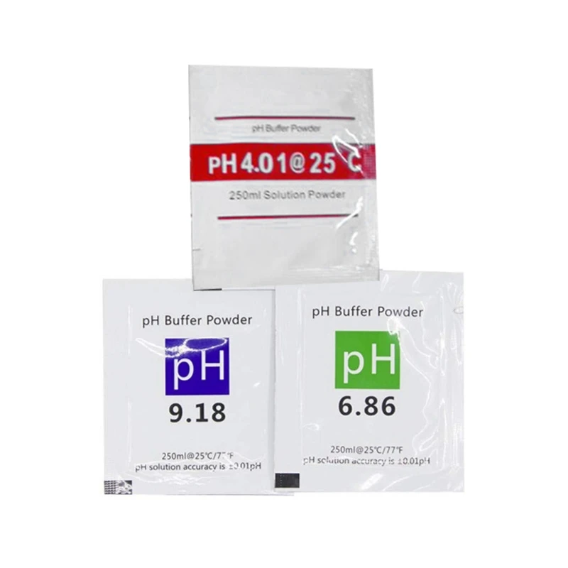 18 Pack PH Meter Buffer Solution Powder For Precise PH Meter
