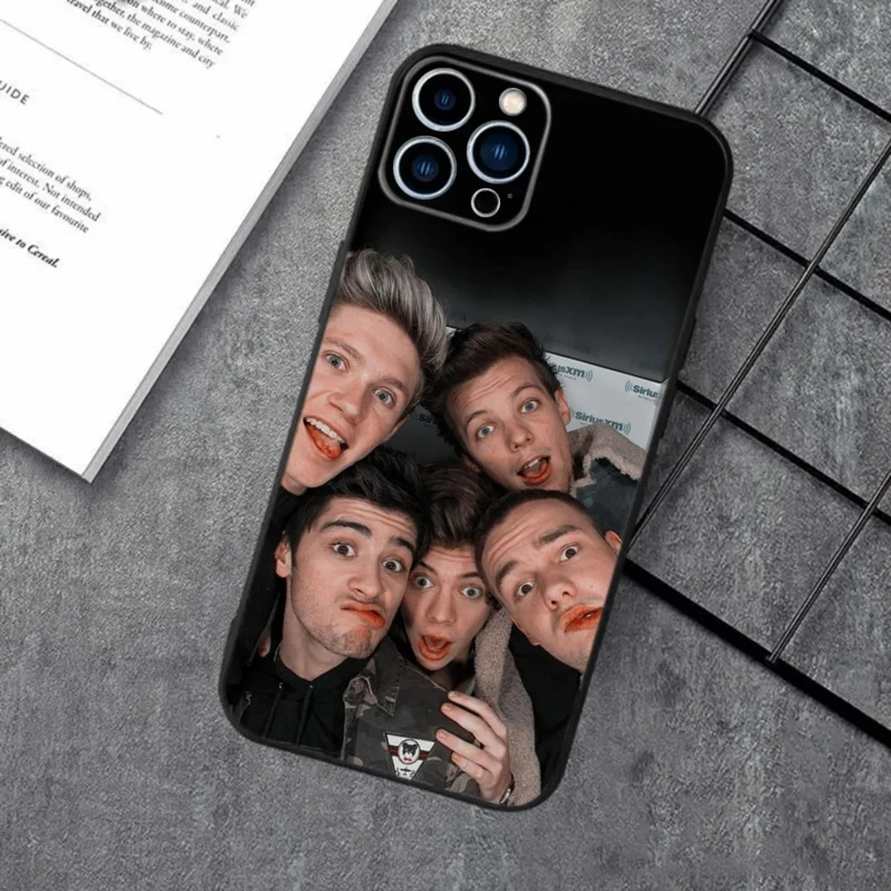 Band O-One Direction OD Phone Case For iPhone 16,15,14,13,12,11,XS,XR,X,8,7,Pro,Max,Plus,mini Silicone Black Cover - view 3