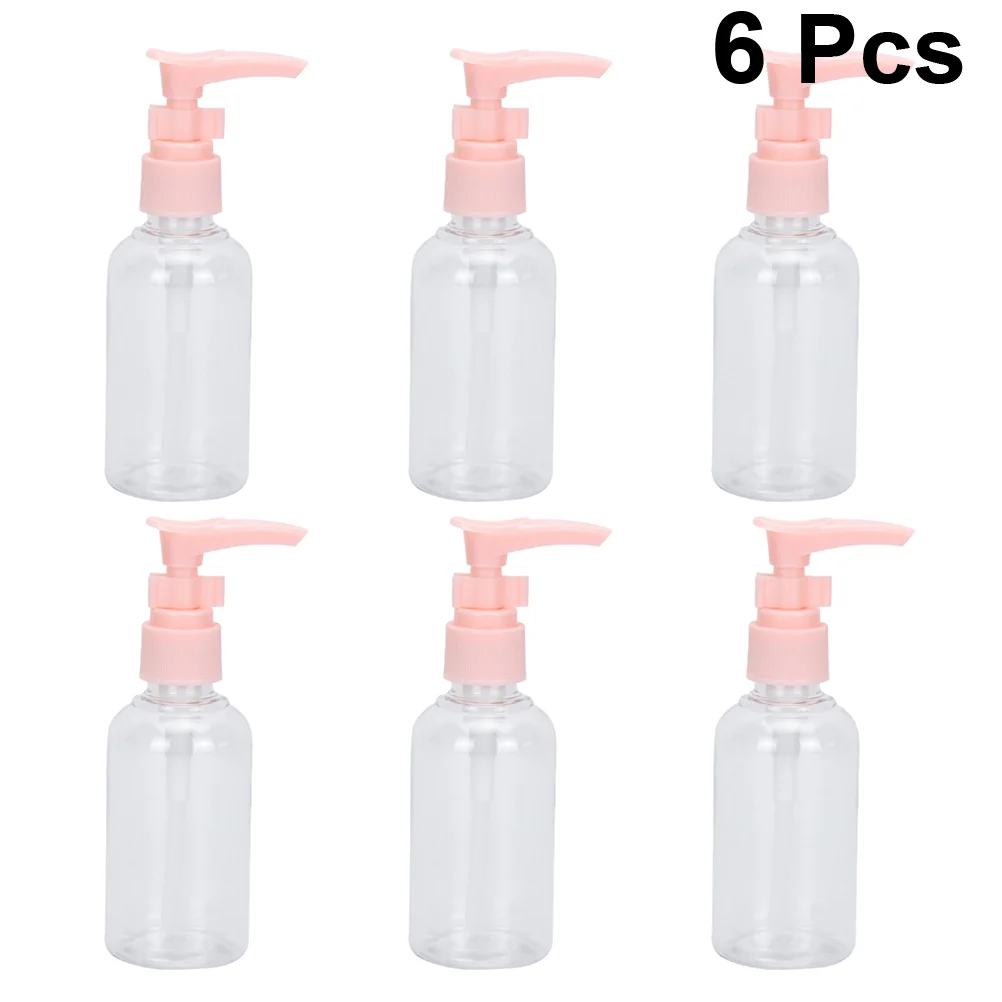 

6 Pcs Travel Spray Bottle Containers Transparent Bottled Emulsion Dispensing Portable