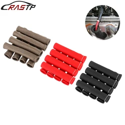 RASTP-8pcs/Set 1200°F Basalt Fiber Spark Plug Wire Boots Protector Sleeve Heat Shield Cover Engine Thermal Cover BTD027