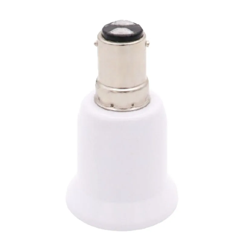 B15 to E27 Led Lighting Lamp Holder Converter Screw Bulb Socket Adapter LED Saving Light Halogen Lamp Bases 3A 220V White