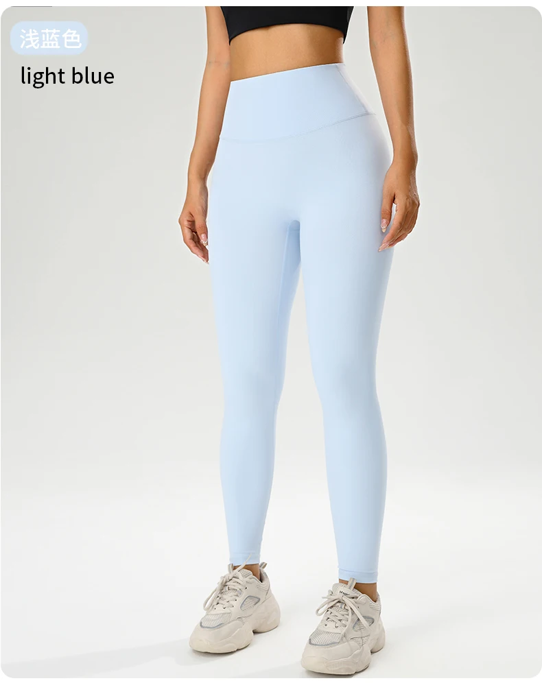 Sommerliche, superweiche Stoffe, High-Waist-Leggings, Gym-Yoga-Hosen, Lauf-Workout-Tights, Push-Up-Sportleggings für Damen – Detail 13