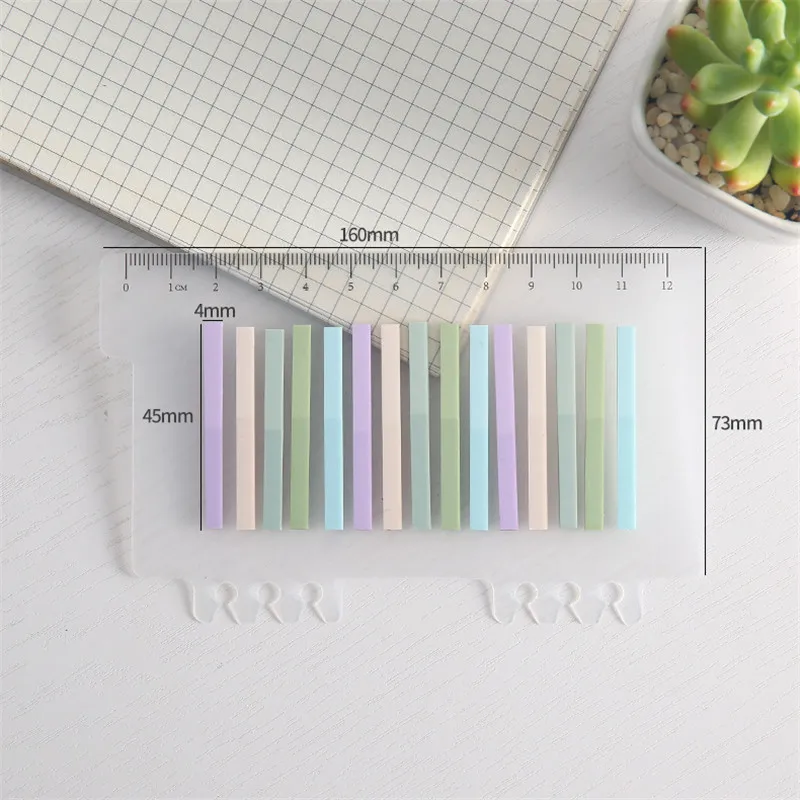 200 Sheets Transparant Sticky Notebook Huisdier Memo Voor Student Kantoorbenodigdheden Eenvoudige Tear Memo Pads Opmerking Boek Notepad