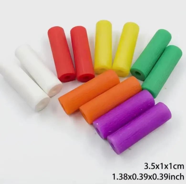 12 Stück Zahn-Kauhilfen für Aligner, Zahnspangen-Kau-Sticks, unsichtbare Korrekturhilfen für die Mundpflege (zufällige Farbe) – Detail 1