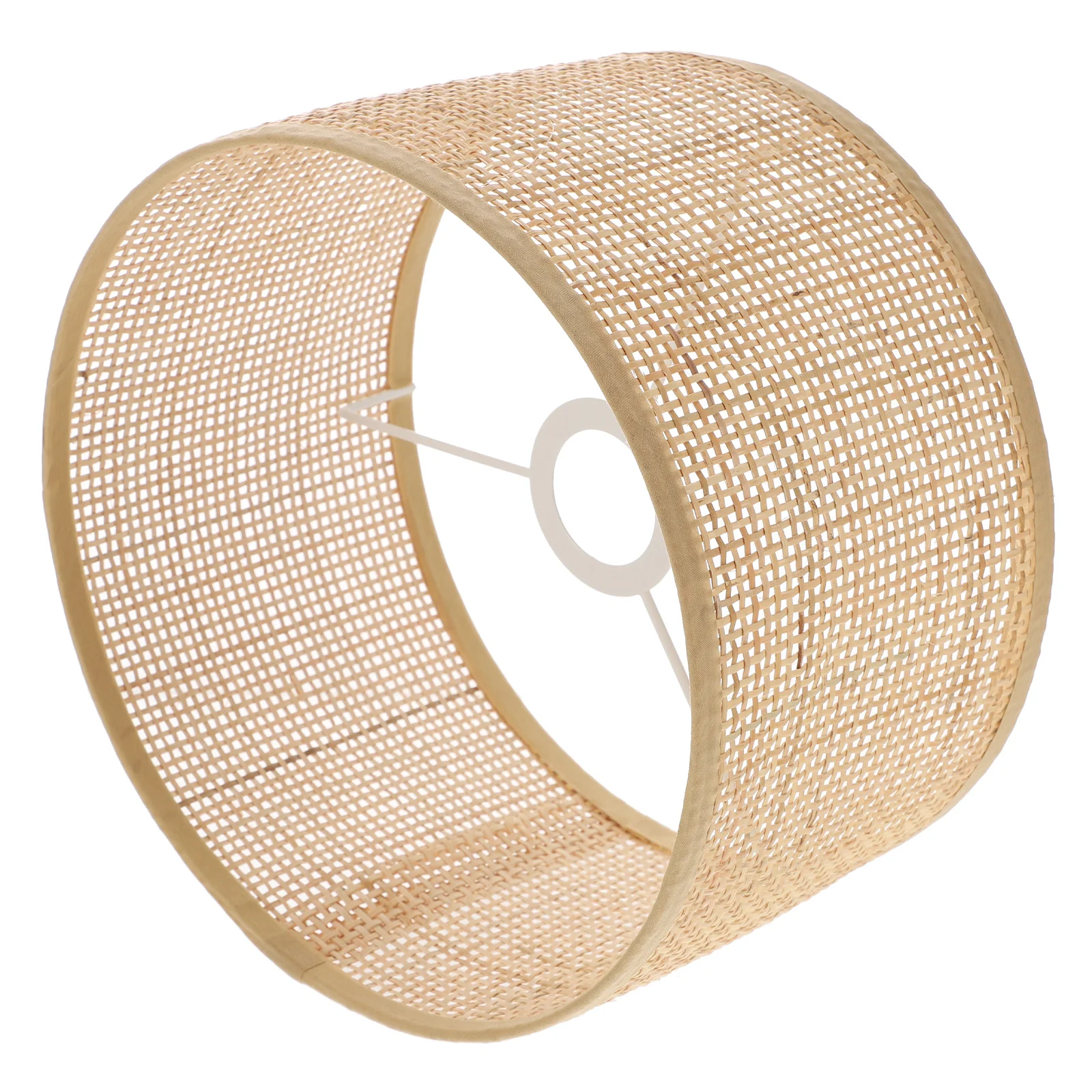 

Плетеный абажур из ротанга для декоративного потолочного светильника, ручной работы, для интерьера дома, прочный, плетеный, подвесное украшение