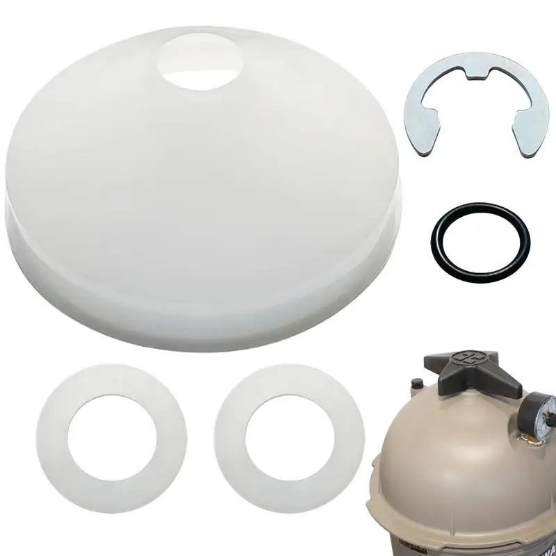 Pool Filter Washers Kit Enhance Your Pool Filter System Knob Kit Solid PVC Locking Knob Kits For More Hygienic Pool Cleaner