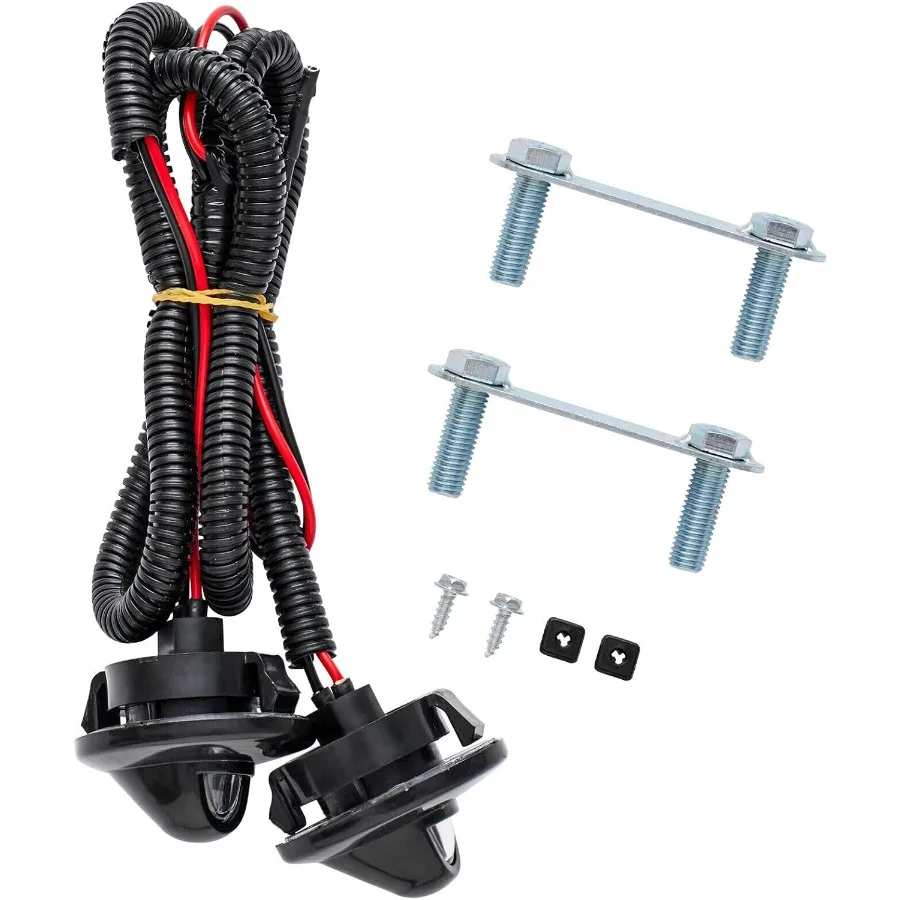 مجموعة المصد الخلفي من الفولاذ لـ 2006 2007 2008 Ford F150 بدون فتحات مستشعر الحديقة استبدال المصد الخلفي الأسود لـ FO1103 #6