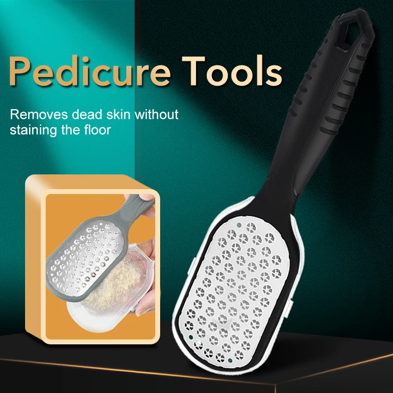 1 Pcs Professional Stainless Steel Callus Remover Foot File Scraper Pedicure Tools Dead Skin Remove for Heels Feet Care Products