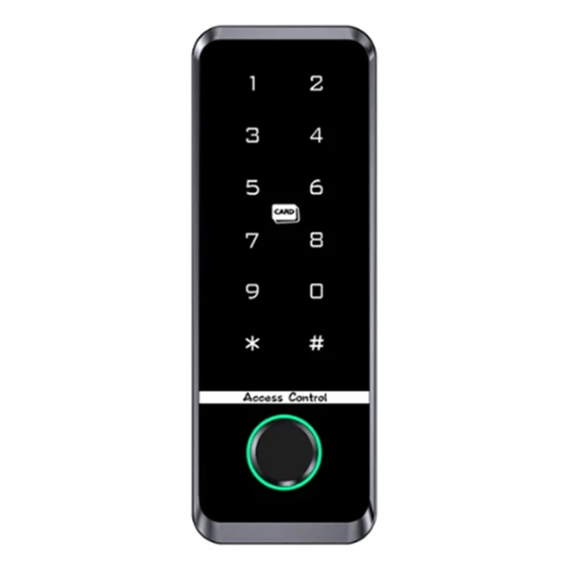 Sistema de Control de Acceso de puerta independiente, controlador de acceso biométrico con huella dactilar, WIFI, aplicación TUYA, IP66