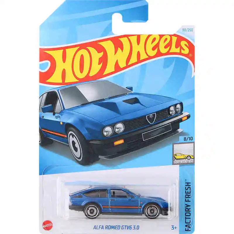 Hot Wheels Cars 2024 Q Case ALFA ROMEO GTV6 3.0 Diecast Vehicle Model Cars Toys Boys Gift