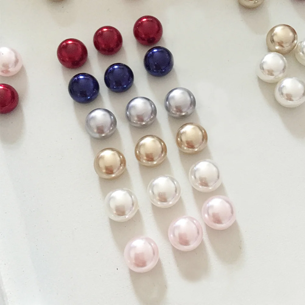 

15Pcs 8mm Assorted Color Plastic Resin Loose Beads for Jewelry Making DIY Craft Projects Necklace Accessories Freshwater Pearls