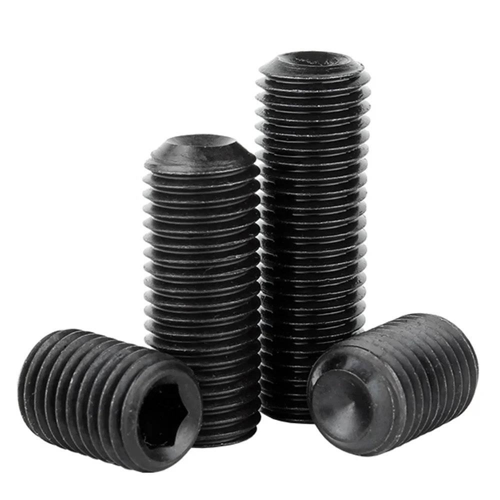 10 개/몫 M2 M2.5 M3 M4 M5 M6 M8 M10 헤드리스 컵 포인트 고정 나사... - 4