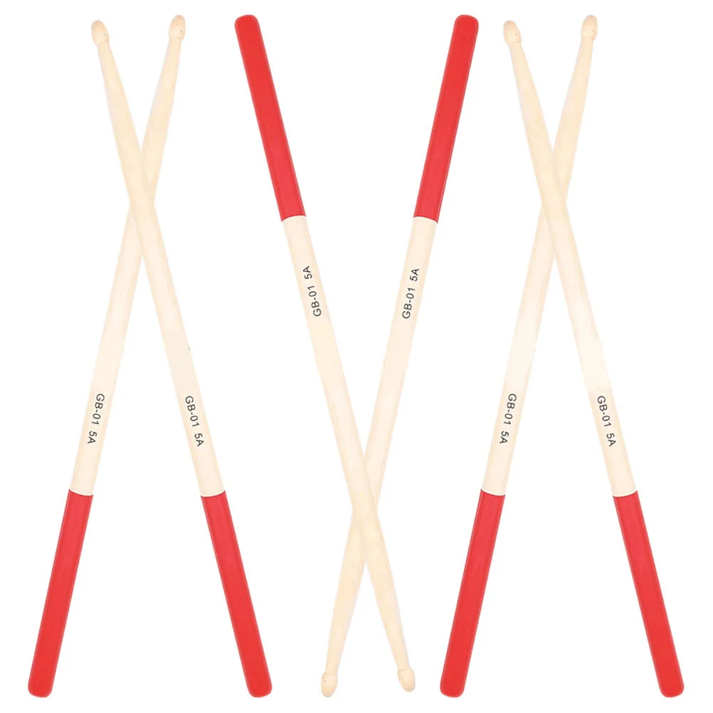 

Wooden Drum Sticks Durable Lightweight Stage Drumstickspractice Percussion Equipment For Adults Students Performance