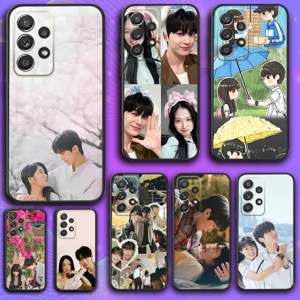 

L-Lovely R-Runner Korea TV Phone Case For Samsung S 25,24,23,22,30,21,10,9,Ultra,Plus,Lite,FE,4,5 G Soft Black Case