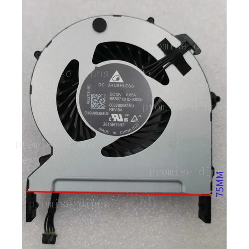M  For HP Z2 MINI G5 Workstation GPU Cooling Cooler Fan  DC12V 0.85A L97191-001
