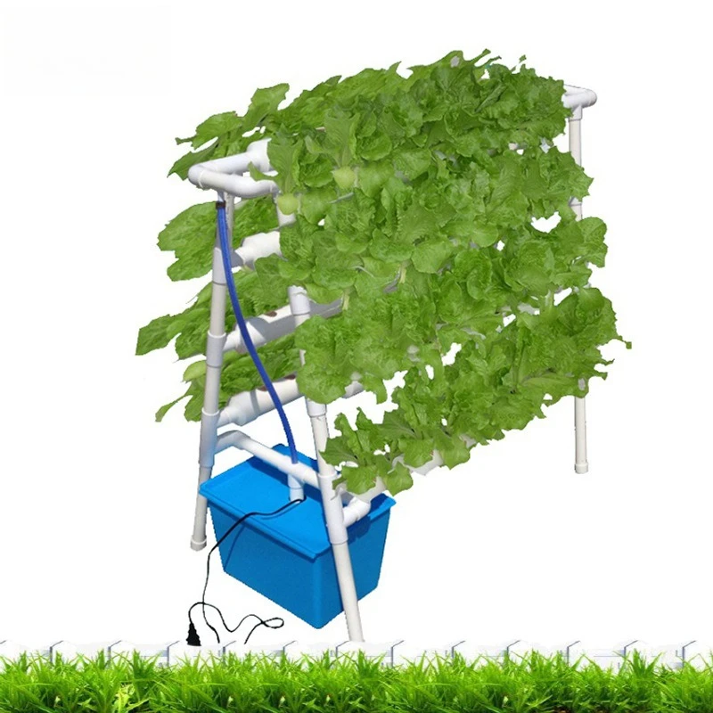 72-Hole three-dimensional flower stand double-sided pipeline soilless cultivation equipment, balcony vegetable planting, hydropo