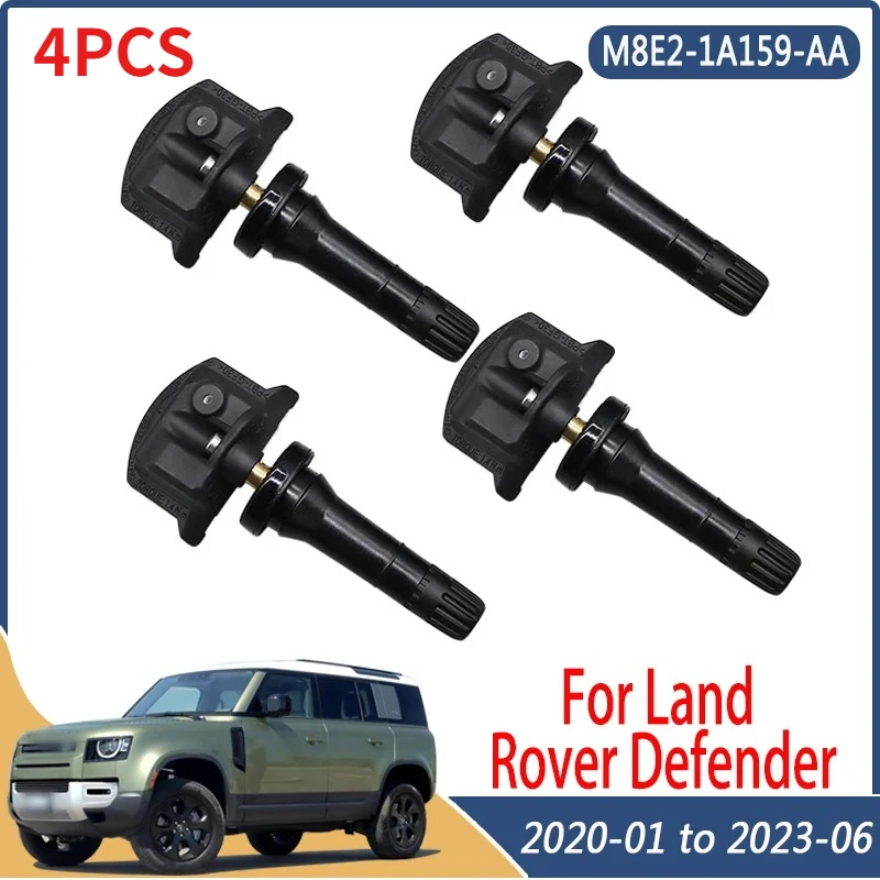 

M8E2-1A159-AA TPMS 4PCS/Lot For 2020 2021 2022 2023 Land Rover Defender Tire Pressure Monitor System Sensor M8E21A159AA LR156918