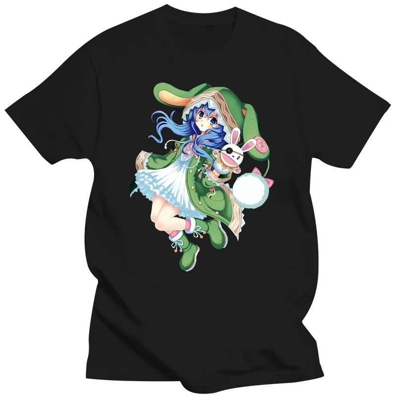 Date A Live Yoshino T Shirt Yoshino Date A Live T-Shirt Printed Casual Men Cotton Tshirt Hip Hop Tees Harajuku Streetwear