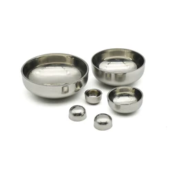SS304 Sanitary Welding End Cap Pipe Fitting - OD19-108mm for Sealing Homebrew Beer Pipeline Ends, Hygienic Grade Stainless Steel