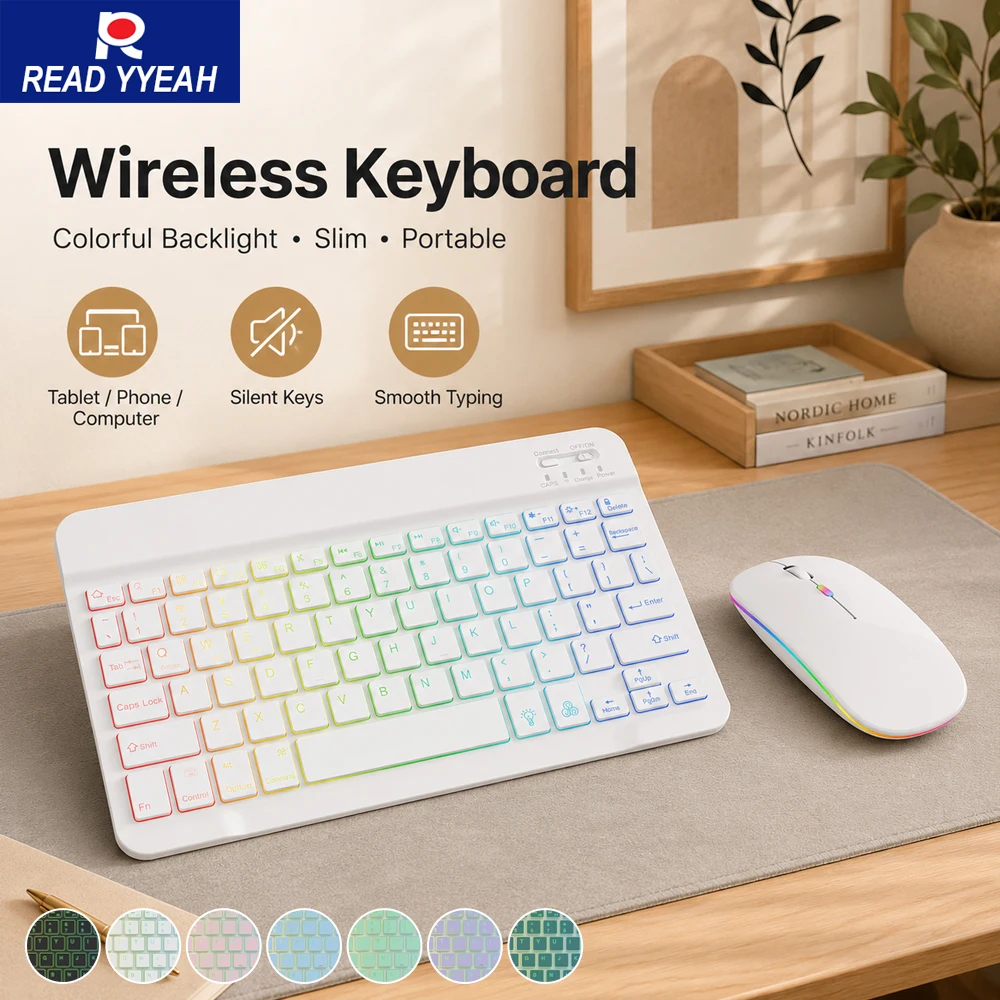 Laptop Accessories Combo - 2026 New Wireless Keyboard Dual Mode